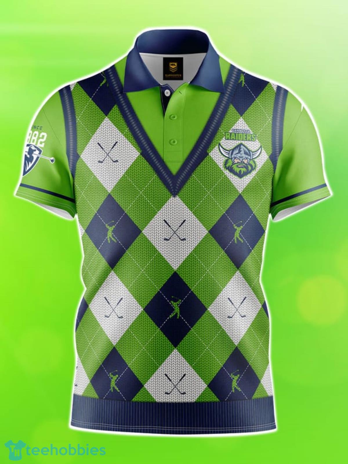Canberra Raiders NRL Fairway Golf Polo Shirt Best Gift Men And Women For Fans Product Photo 1