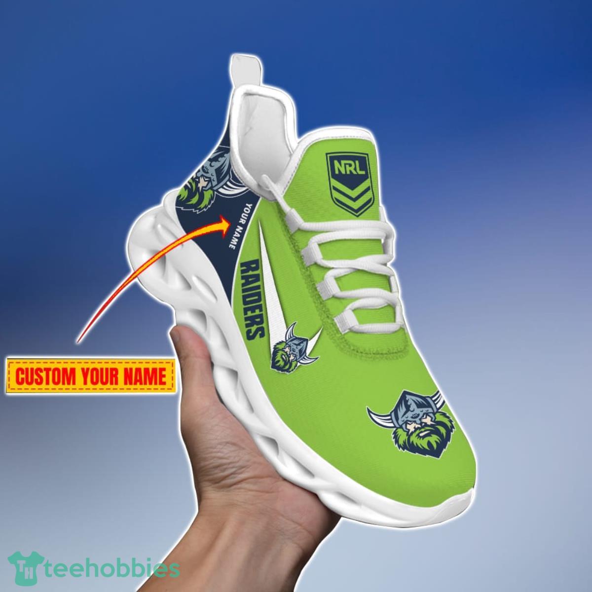 Canberra Raiders Personalized Name NRL Max Soul Shoes Gift Fans Product Photo 2
