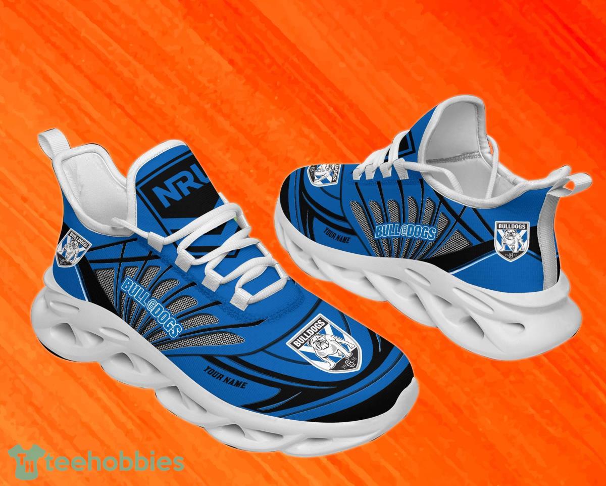 Canterbury Bankstown Bulldogs Custom Name NRL Max Soul Shoes Men And Women For Fans Product Photo 2