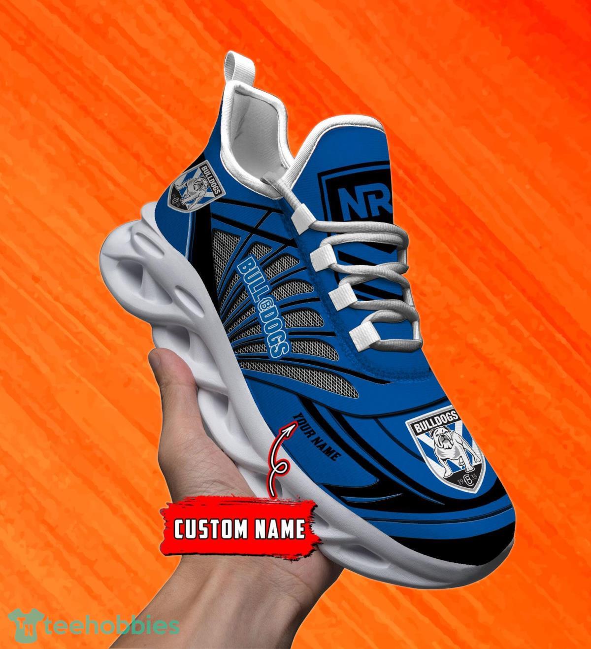Canterbury Bankstown Bulldogs Custom Name NRL Max Soul Shoes Men And Women For Fans Product Photo 1