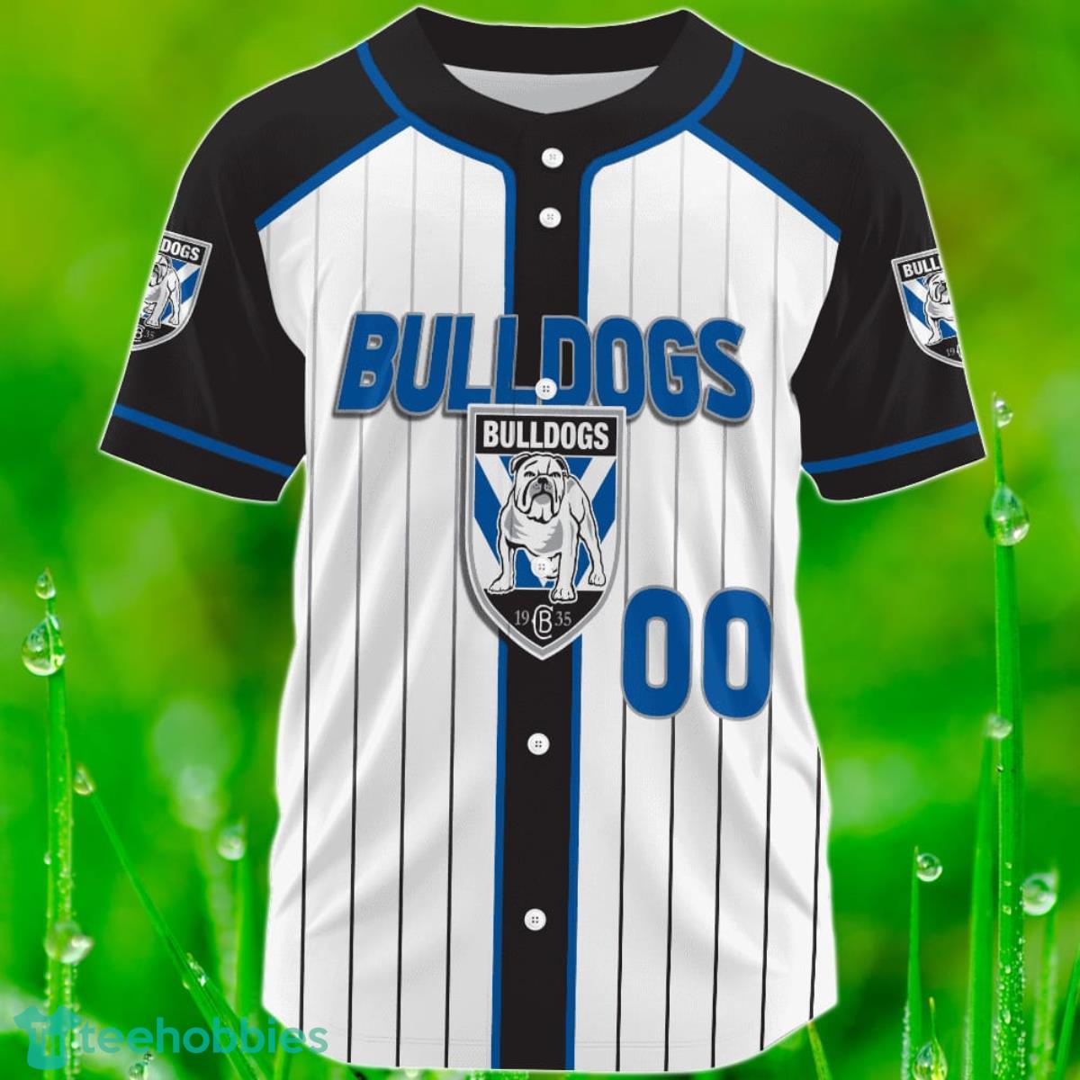 Canterbury-Bankstown Bulldogs Custom Name & Number NRL Baseball Jersey Best Gift For Men And Women Fans Product Photo 2