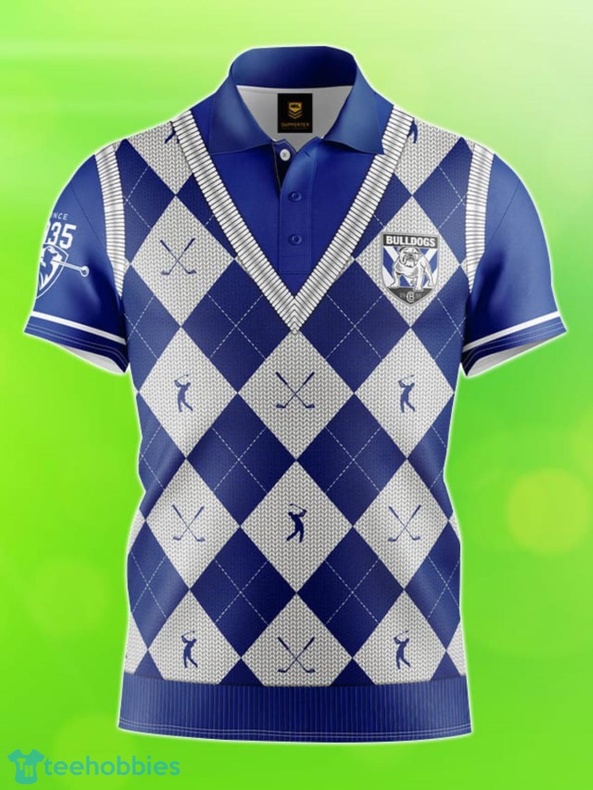 Canterbury Bankstown Bulldogs NRL Fairway Golf Polo Shirt Best Gift Men And Women For Fans Product Photo 1
