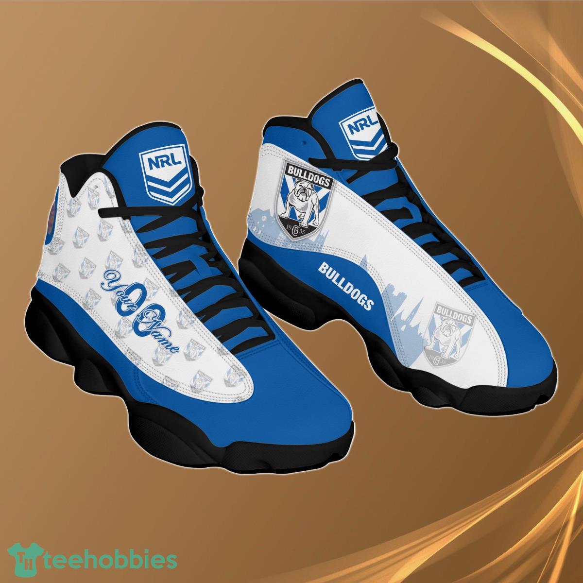 Canterbury Personalzied Name NRL Air Jordan 13 Shoes Best Gift Fans Product Photo 2