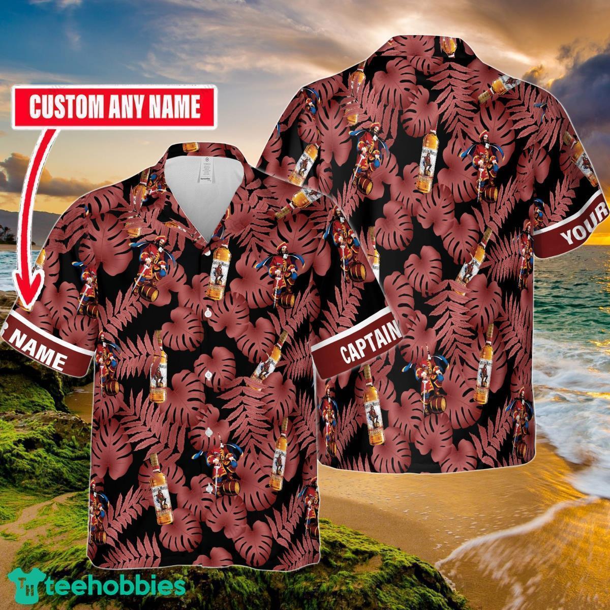 Captain Morgan Custom Name Hawaiian Shirt Best Gift For family Product Photo 1