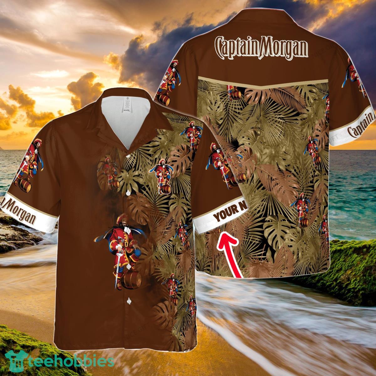 Captain Morgan Custom Name Hawaiian Shirt Best Gift For Men And Women Product Photo 1