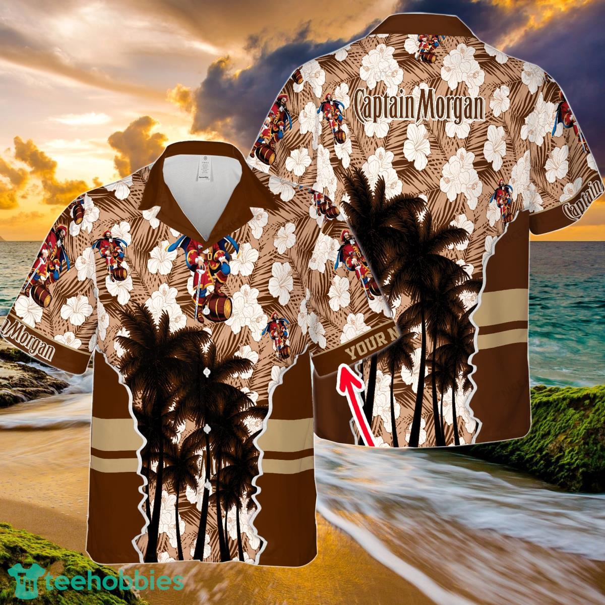 Captain Morgan Custom Name Hawaiian Shirt Great Gifts for everyone Product Photo 1