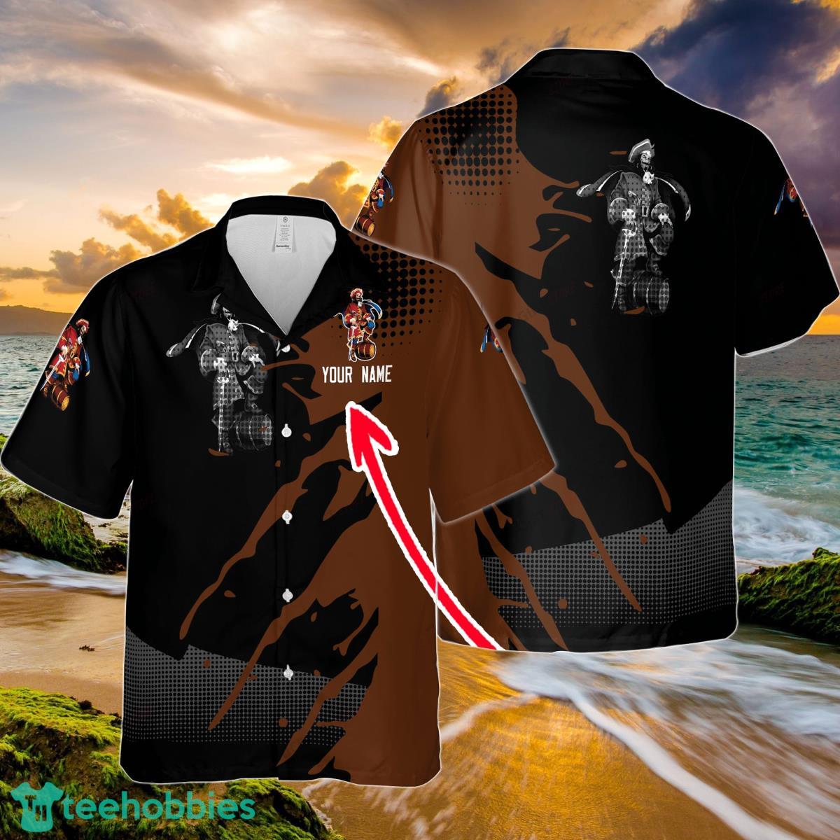 Captain Morgan Custom Name Men And Women Hawaiian Shirt Summer Gift Product Photo 1