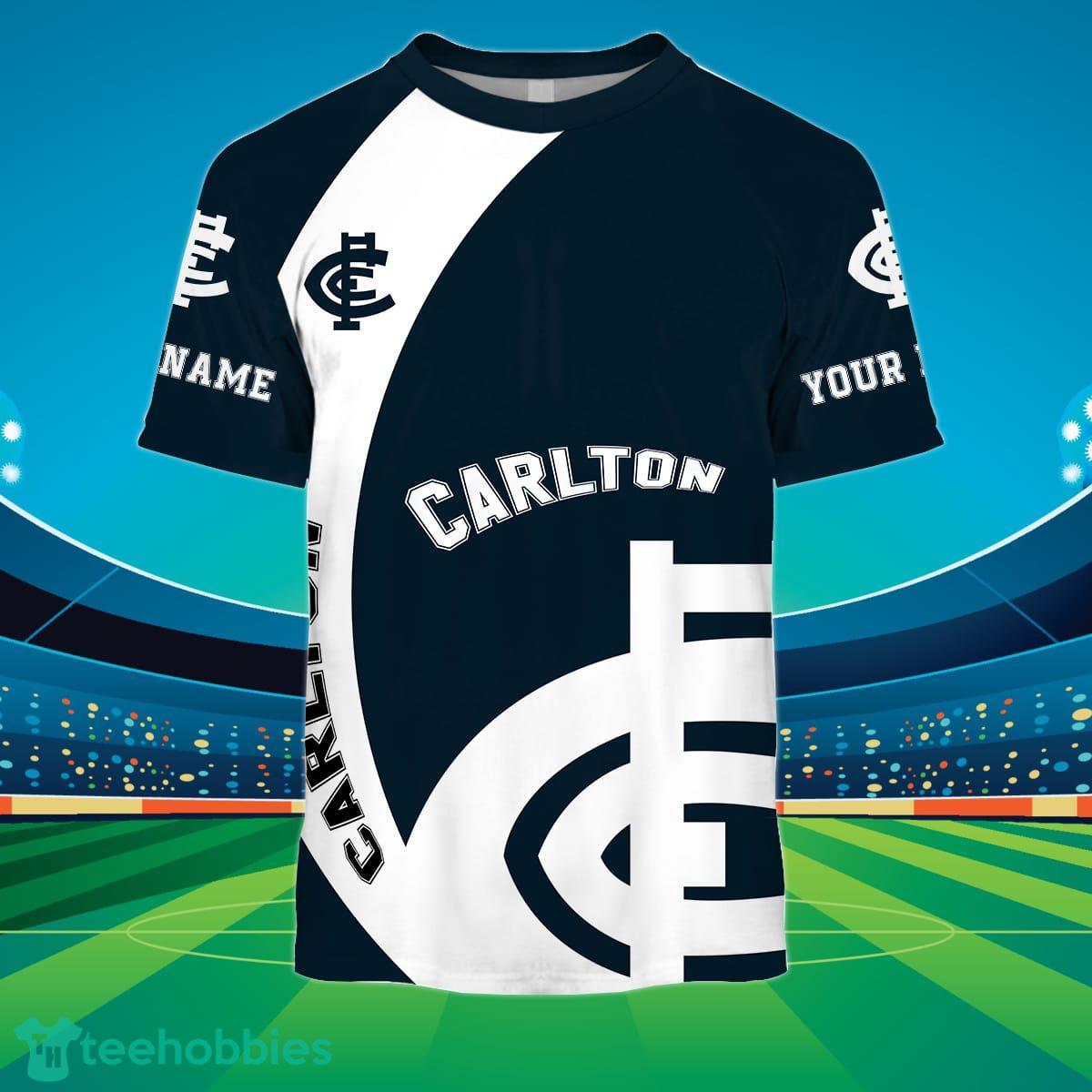 Carlton Blues Custom Name AFL You Laugh I Laugh For Sports Fan 3D Shirt Product Photo 2
