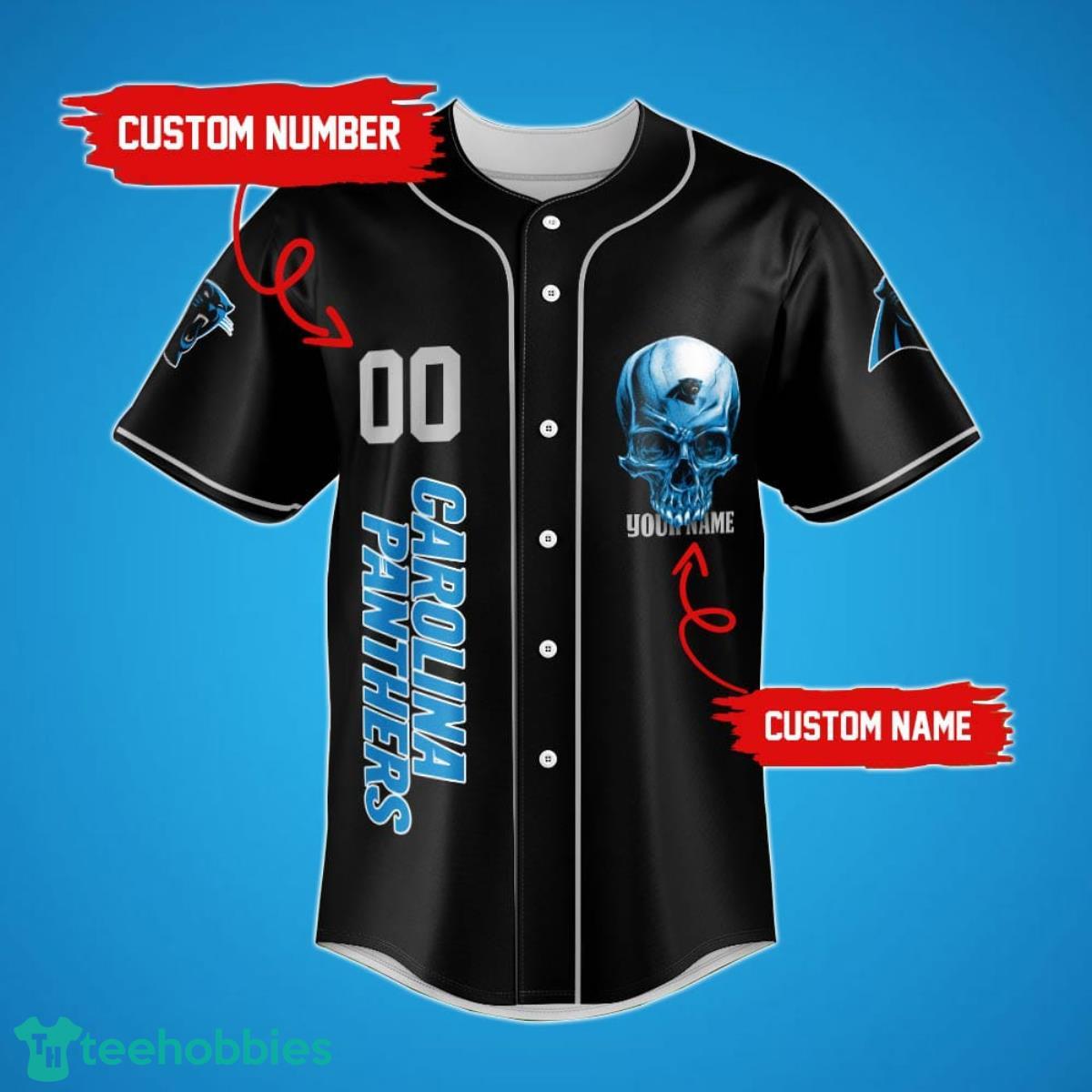 Carolina Panthers NFL Personalized Name Baseball Jersey Shirt