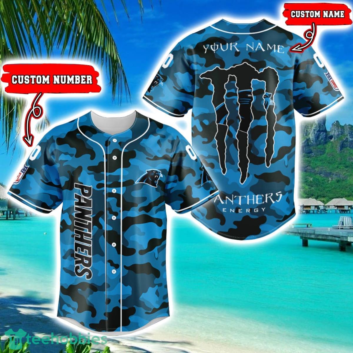 Carolina PanthersCustom NFL Baseball Jersey Shirt Best Gift For Men And Women Fans Product Photo 1