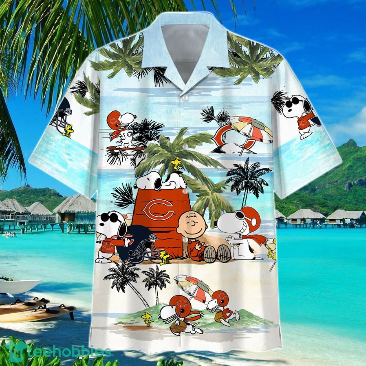 Chicago Bears Gift For Fans Blue Beach Shirt