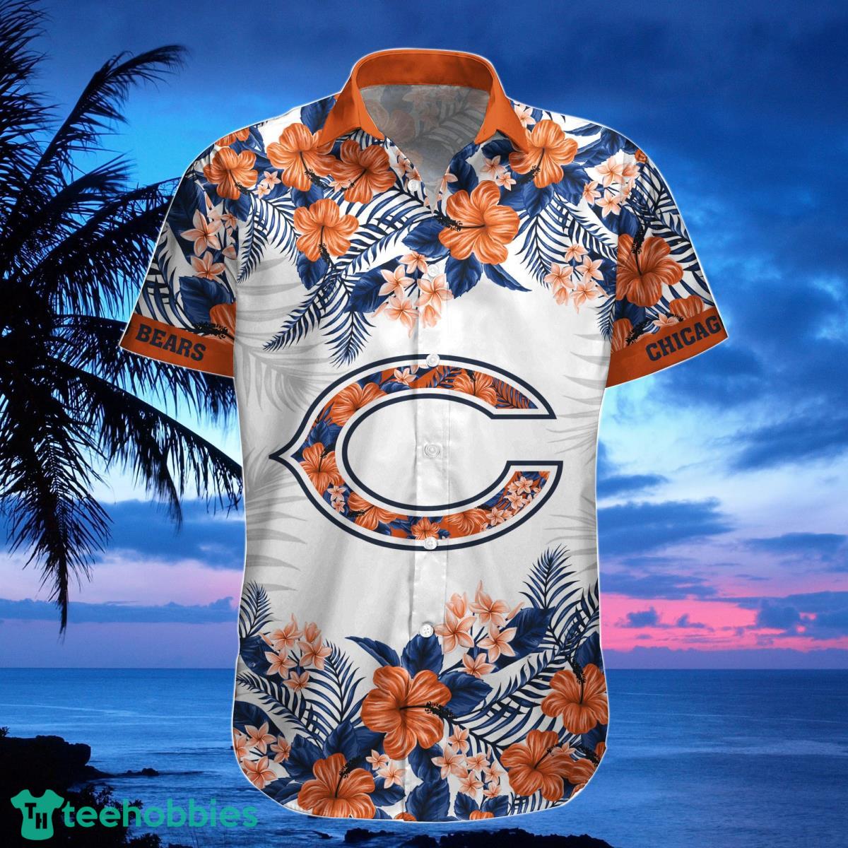 Chicago Bears Hawaiian Shirt And Shorts Chicago Bears Button Up