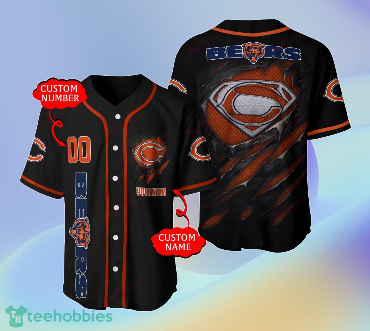 Sports Chicago Bears Jersey Chicago NFL Baseball Jersey Gift For Men -  Family Gift Ideas That Everyone Will Enjoy