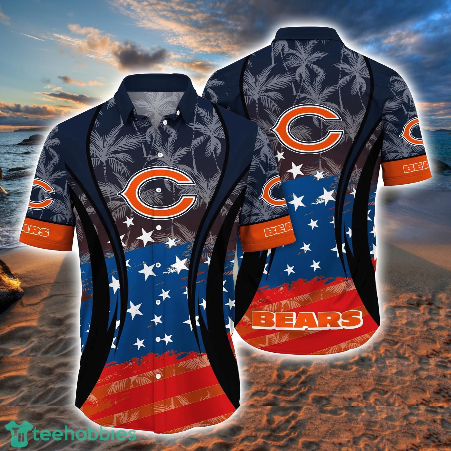 NEW Chicago Bears NFL Hawaiian Shirt