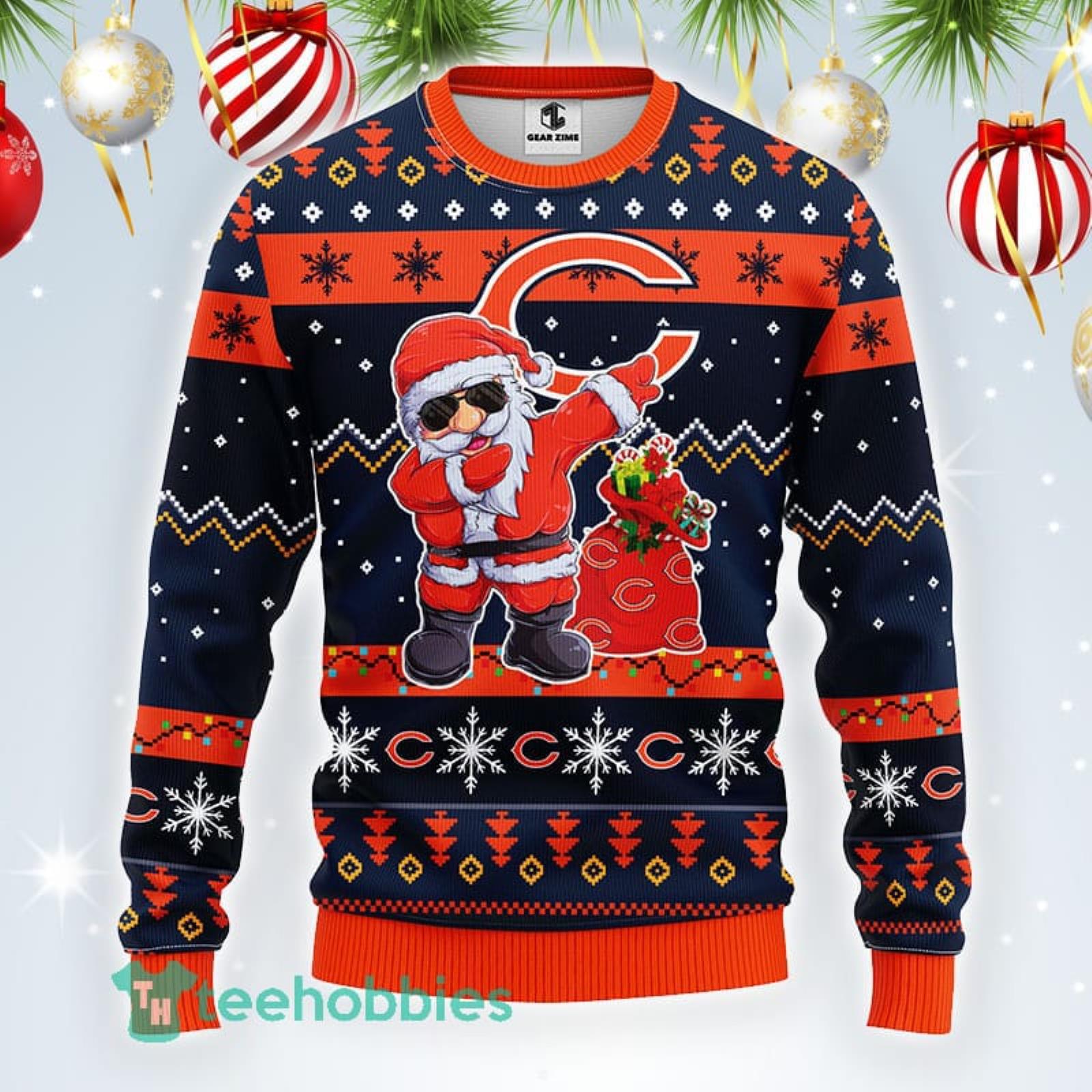 NFL Chicago Bears 3D Sweater Ugly Christmas –