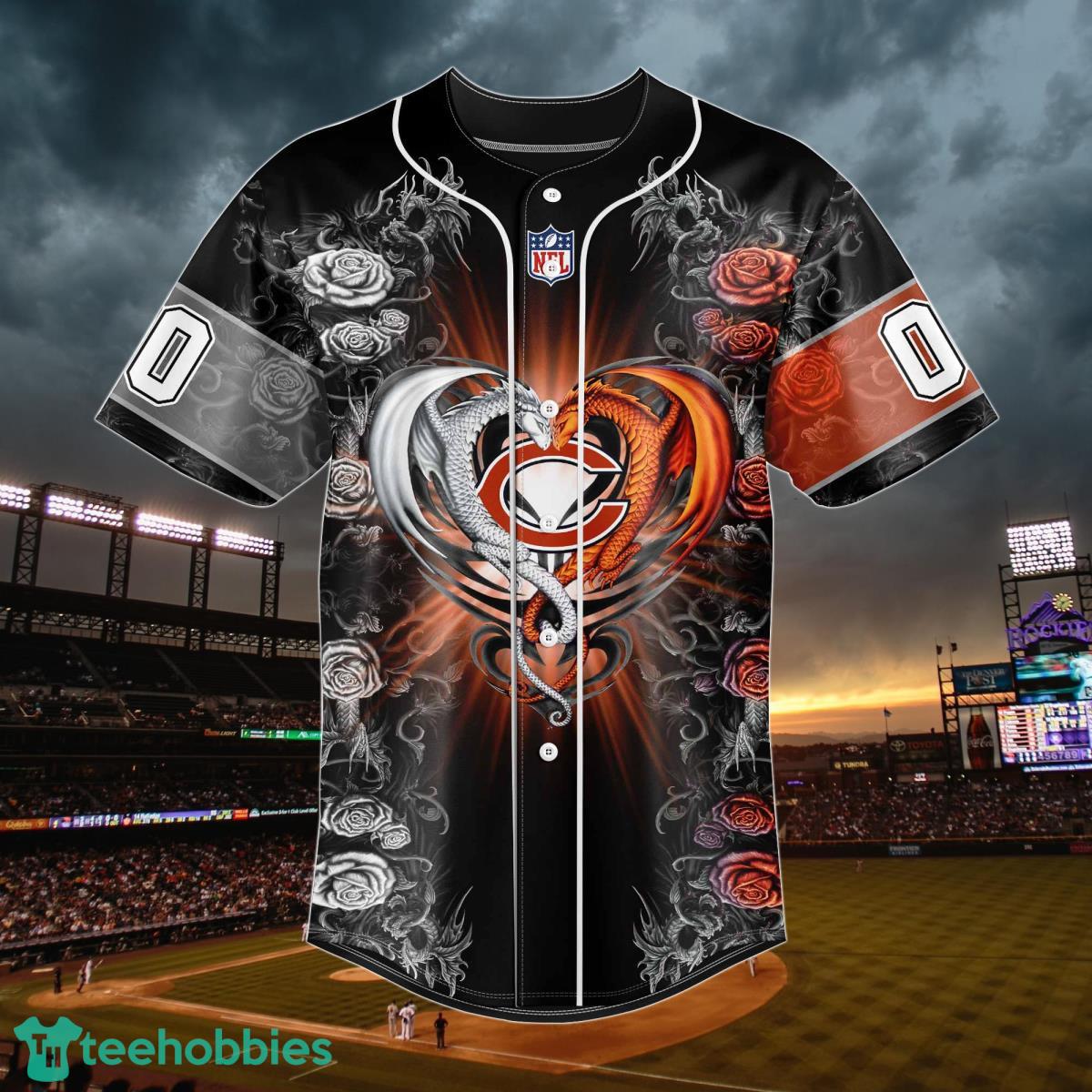 Personalized Chicago Bears Baseball Jersey Shirt For Fans –