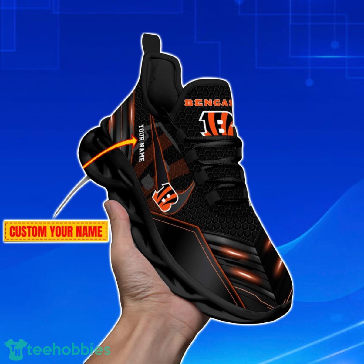 Chicago Bears-Personalized NFL Neon Light Max Soul Shoes Best Gift For Men And Women Fans Product Photo 2