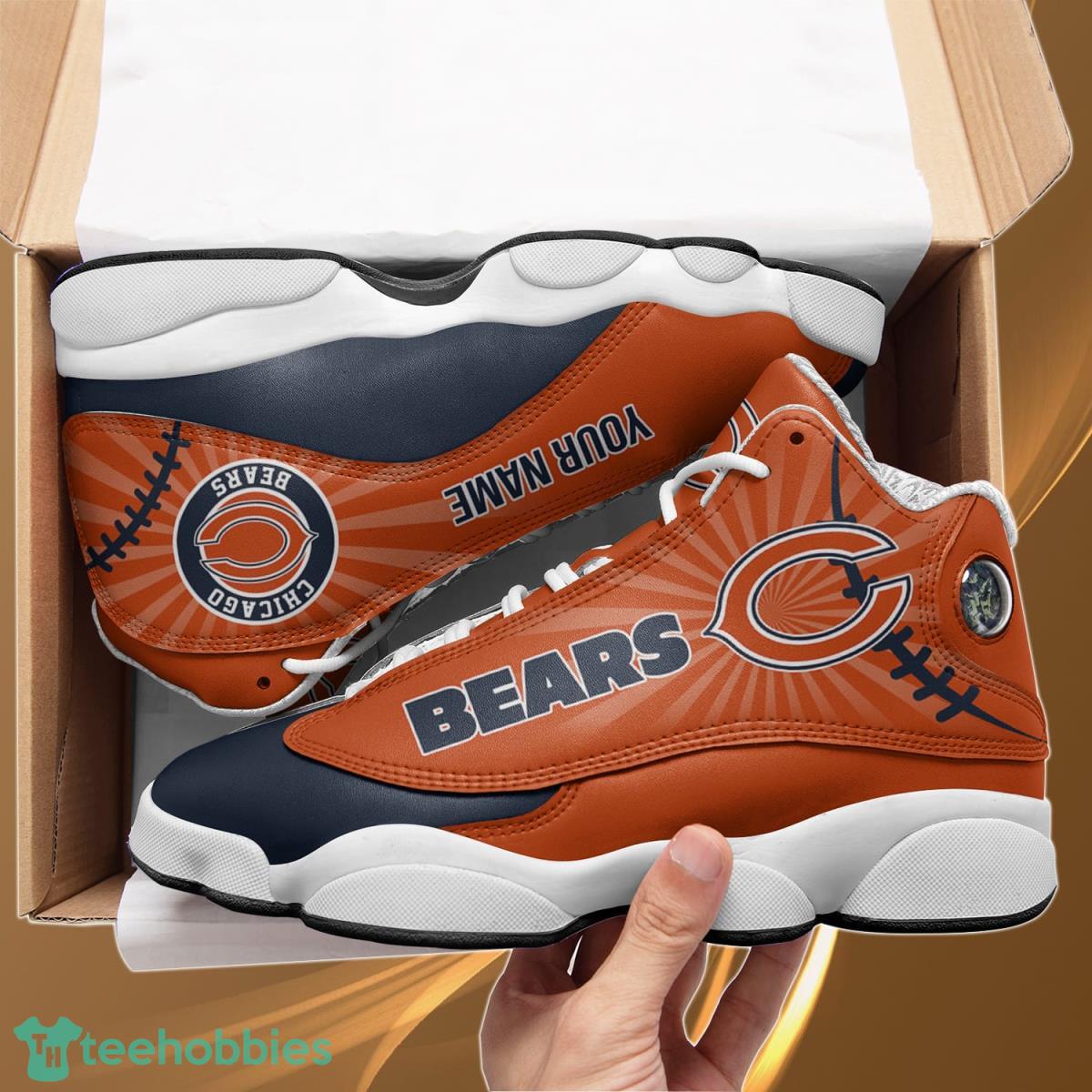 NFL Chicago Bears Air Jordan 13 Shoes V2