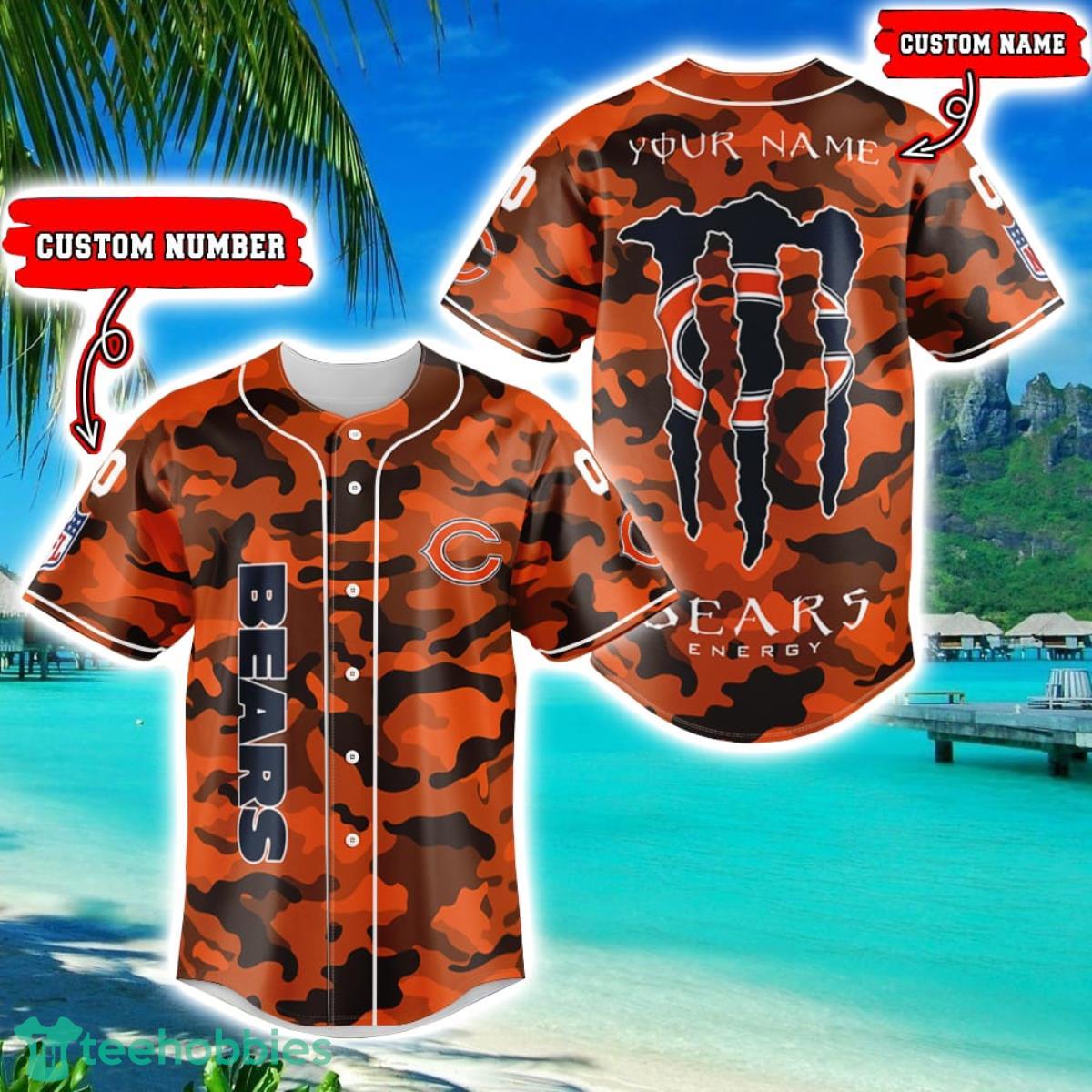 Personalized Chicago Bears Baseball Jersey Shirt For Fans