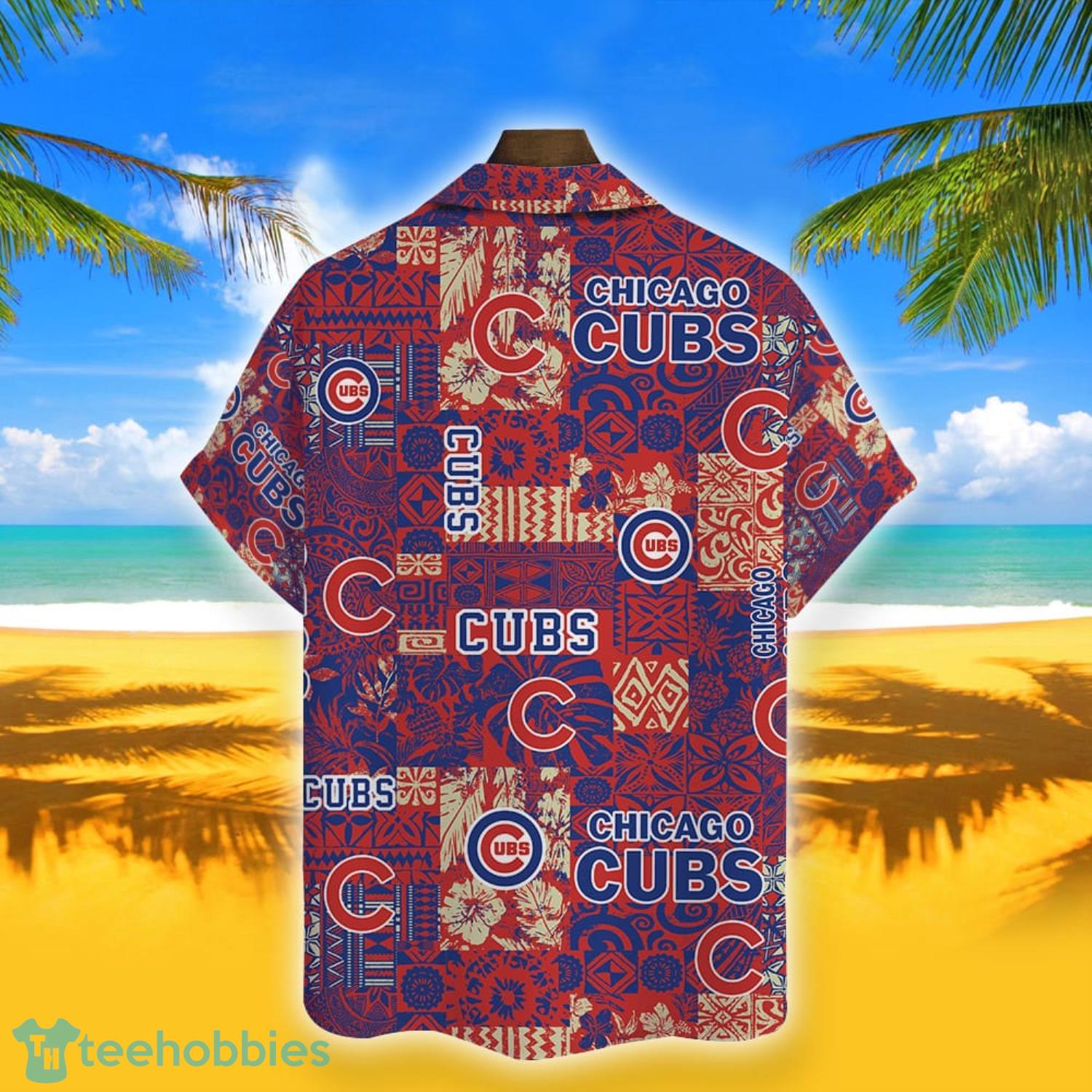 Chicago Cubs Major League Baseball Print Hawaiian Shirt