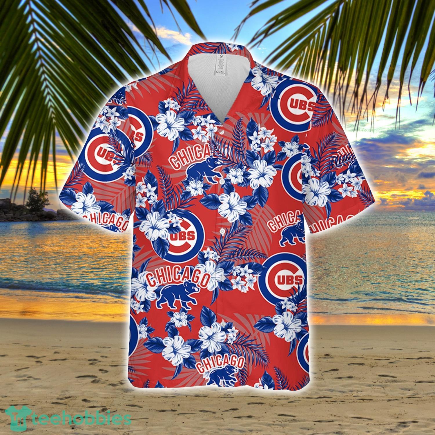 Chicago Cubs MLB Flower Funny Summer Beach Pattern Aloha Hawaiian