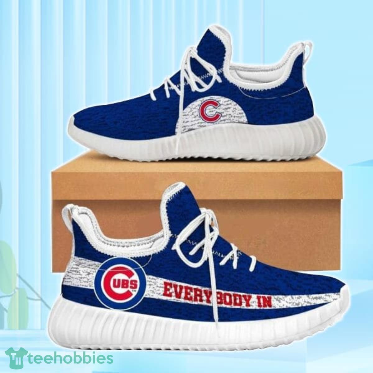 Chicago Cubs MLB Shoes White Reze Shoes Fan Gift Idea Running Walking Men  And Women