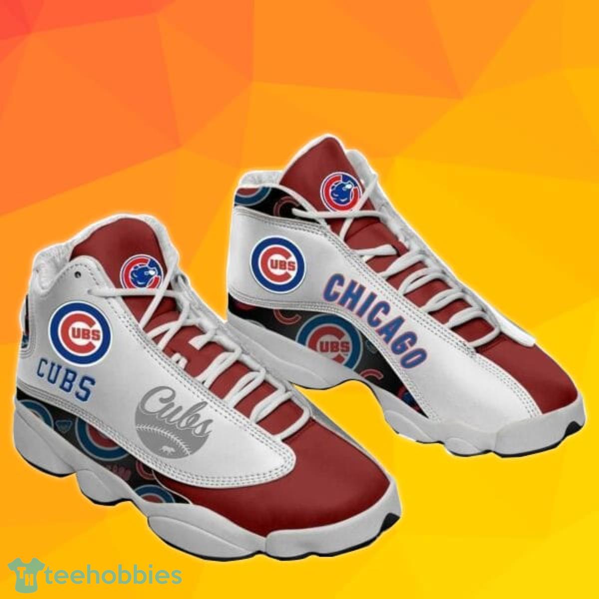 Chicago Cubs Team MLB Football Big Logo Gift For Lover Men And Women Air Jordan 13 Product Photo 1