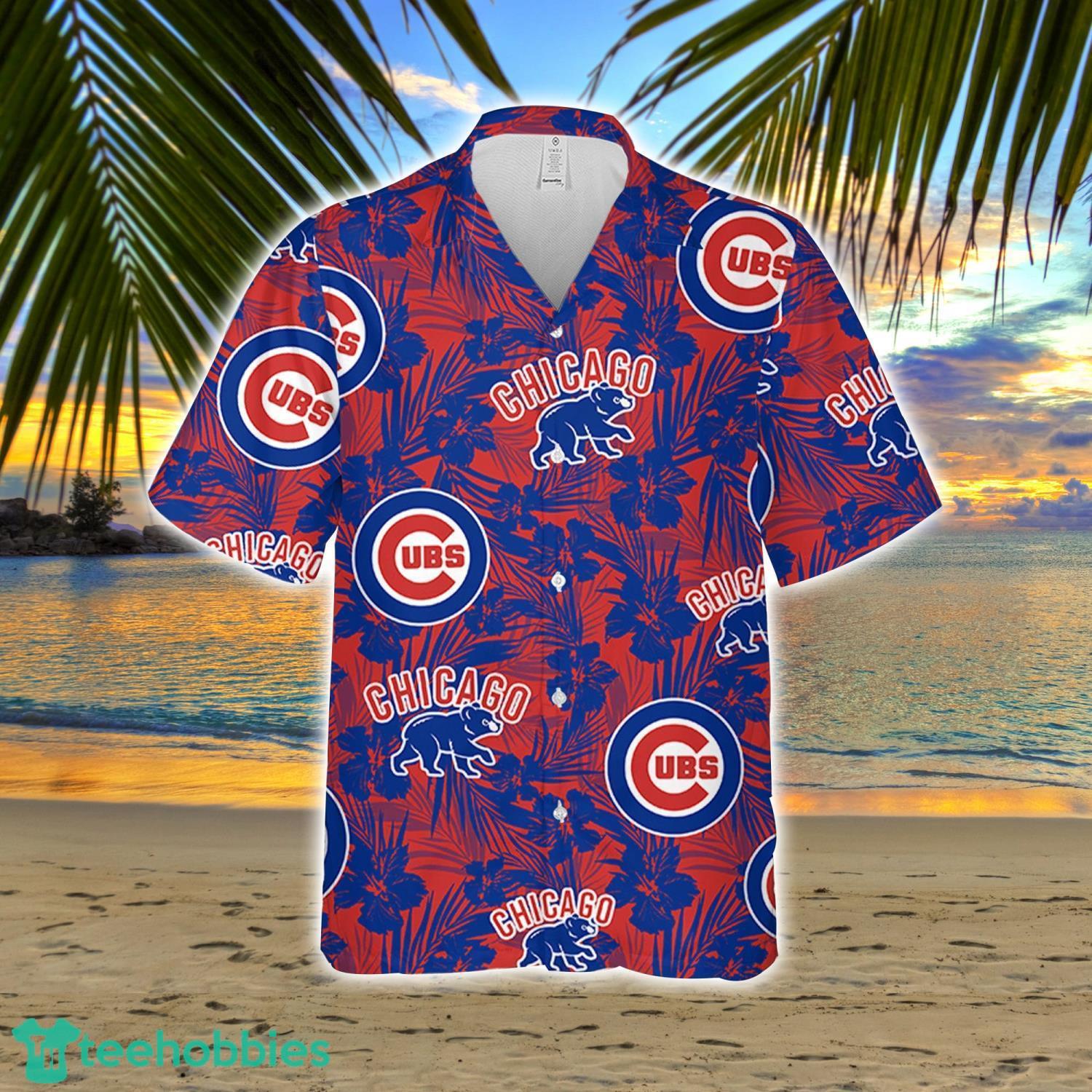 Chicago Cubs Tropical Flowers For Fans Hawaiian Shirt and Short