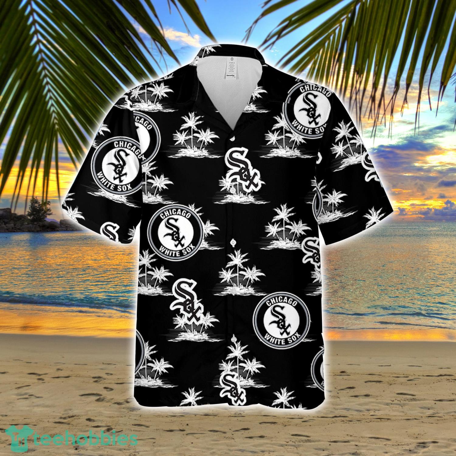 Chicago White Sox Baseball Coconut Island Pattern Hawaiian Shirt And Shorts Summer Gift Product Photo 2