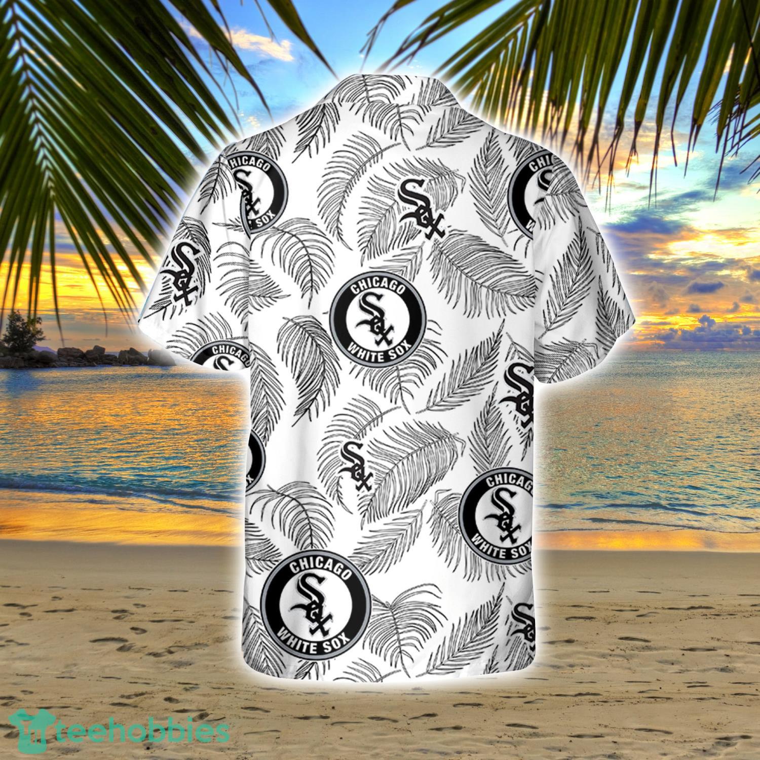 Chicago White Sox Palm Leaves Pattern Tropical Hawaiian Shirt