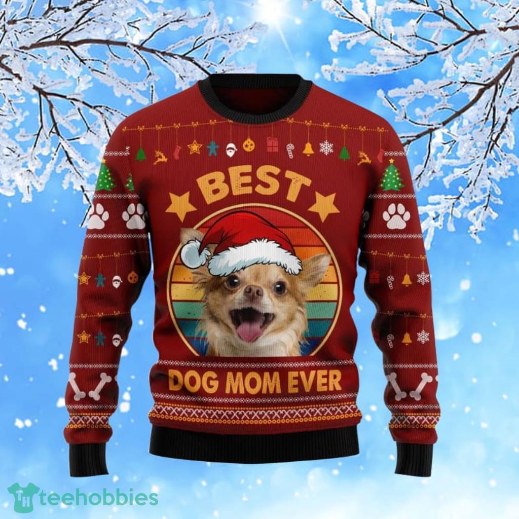 Womens dog christmas on sale sweater