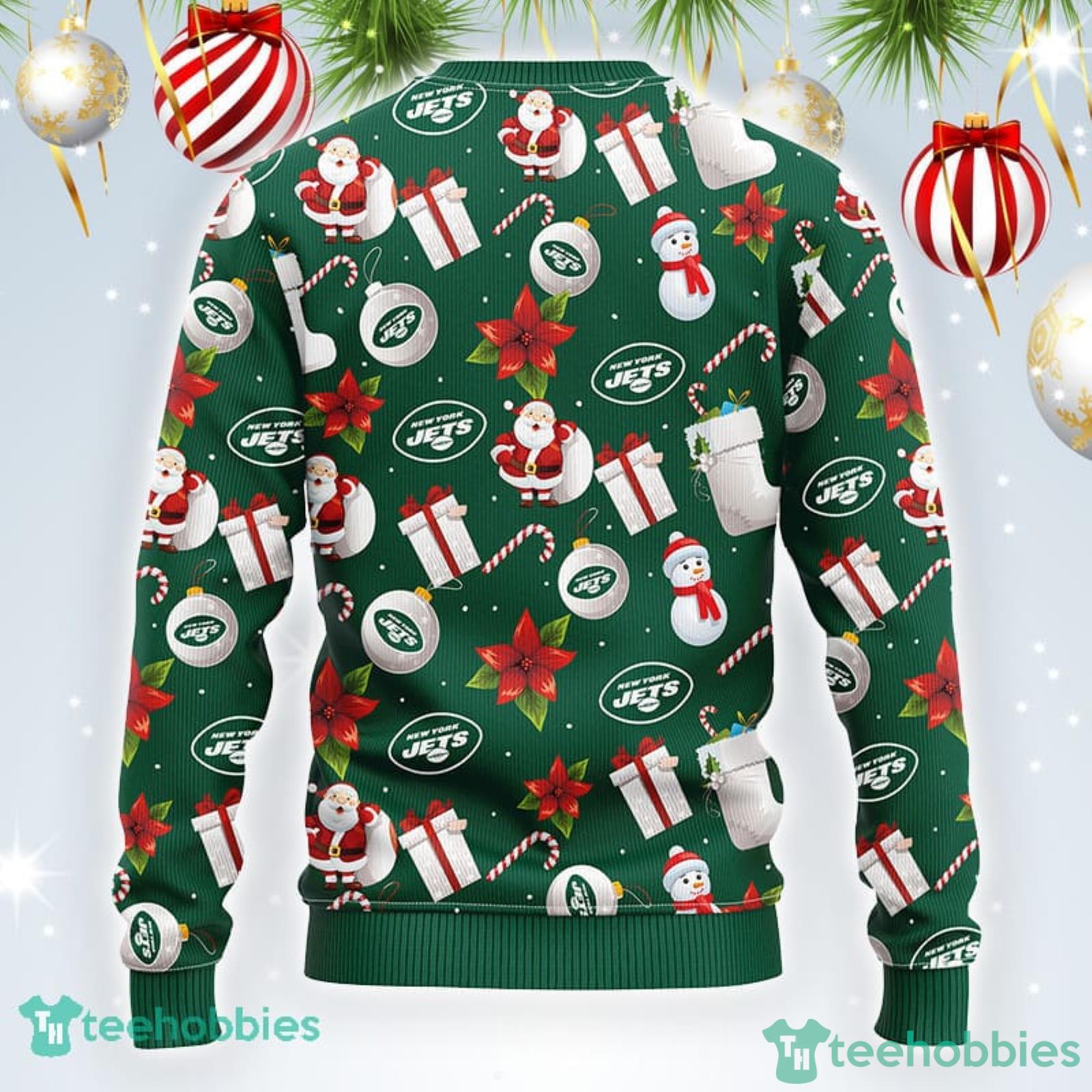 New York Jets 3D Ugly Christmas Sweater