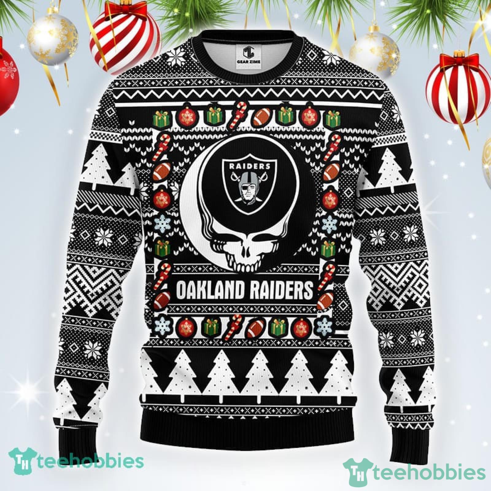 Oakland Raiders Sports 3D Hoodie Christmas Sweater