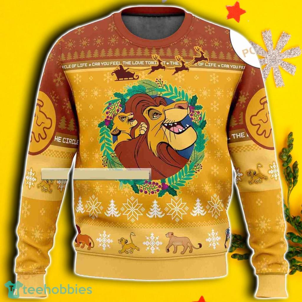 The lion shop king christmas jumper