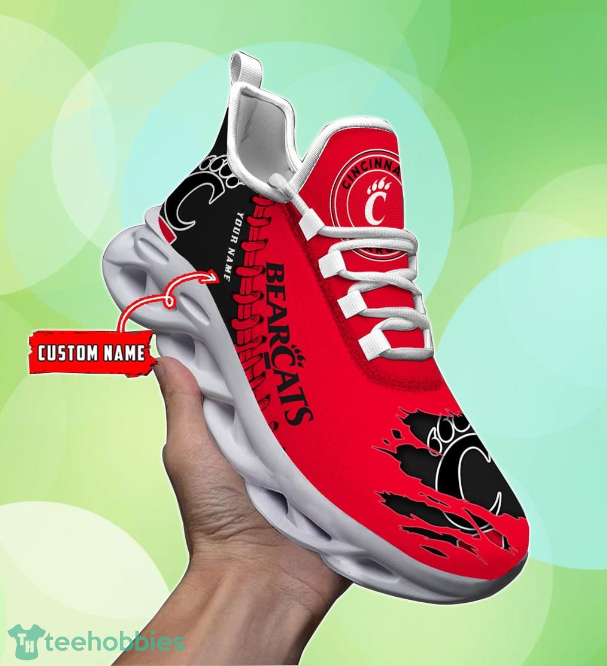 Cincinnati Bearcats Personalized Max Soul Shoes Unique Gift For Men And Women Fans Product Photo 1