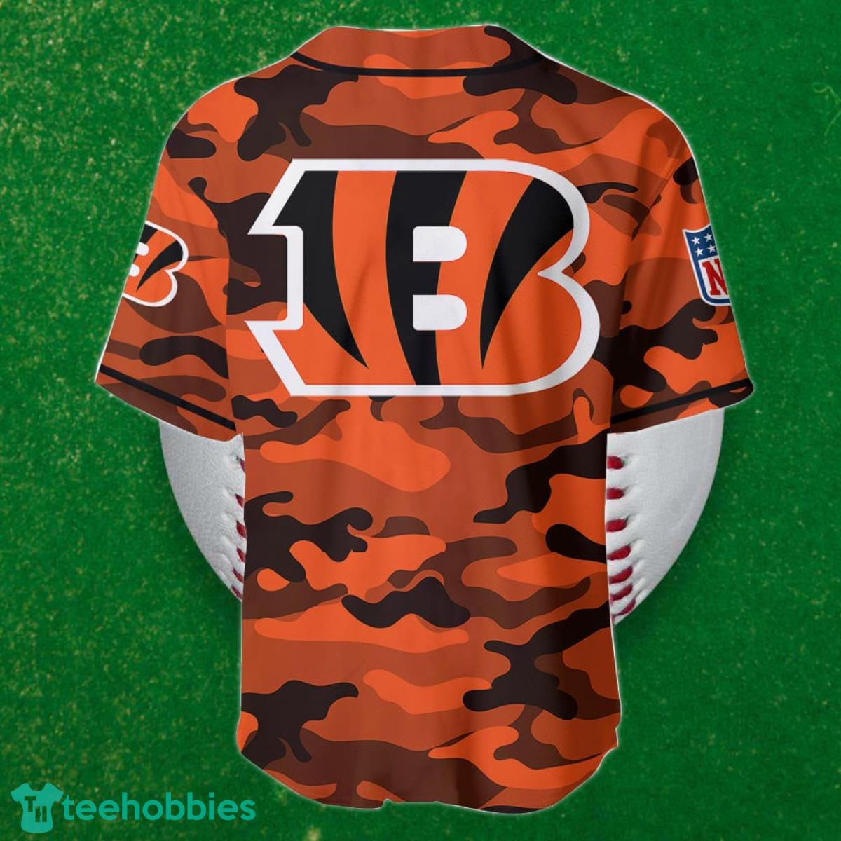 Cincinnati Bengals NFL Baseball Jersey Shirt Custom Number And