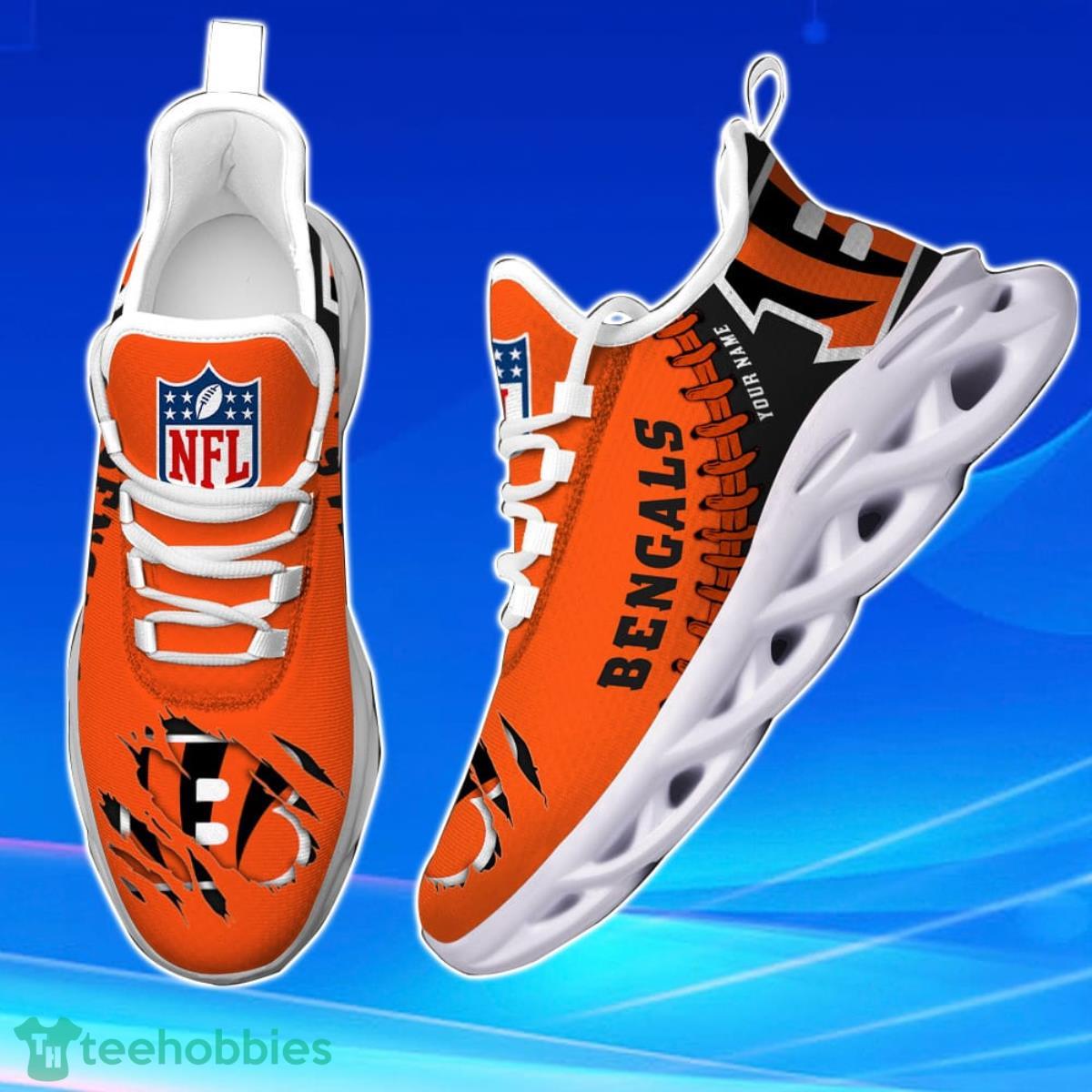 Cincinnati Bengals NFL Custom Name Max Soul Shoes Impressive Gift For Men  Women Fans