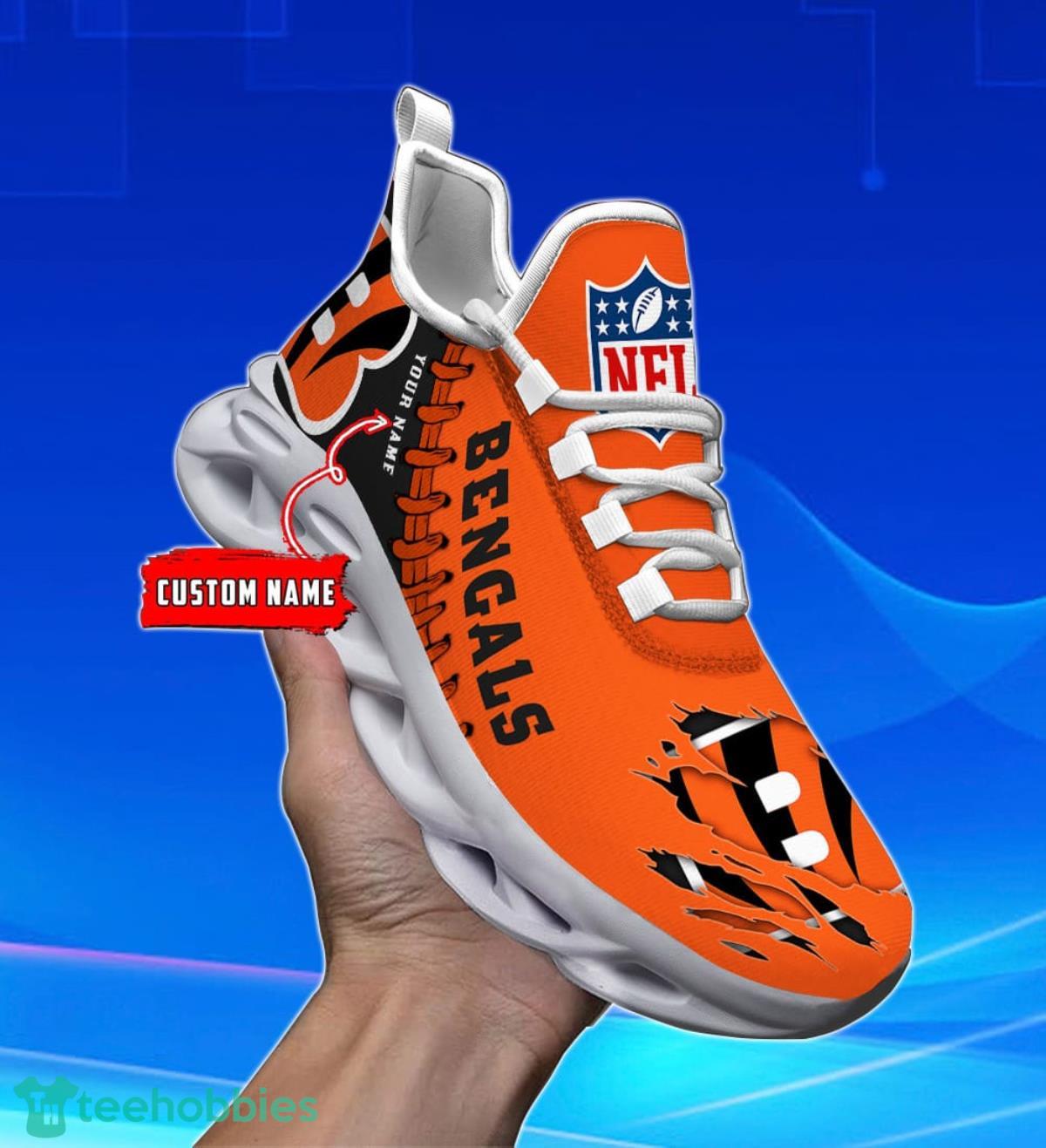 Cincinnati Bengals Personalized NFL Max Soul Shoes Style Gift Fans