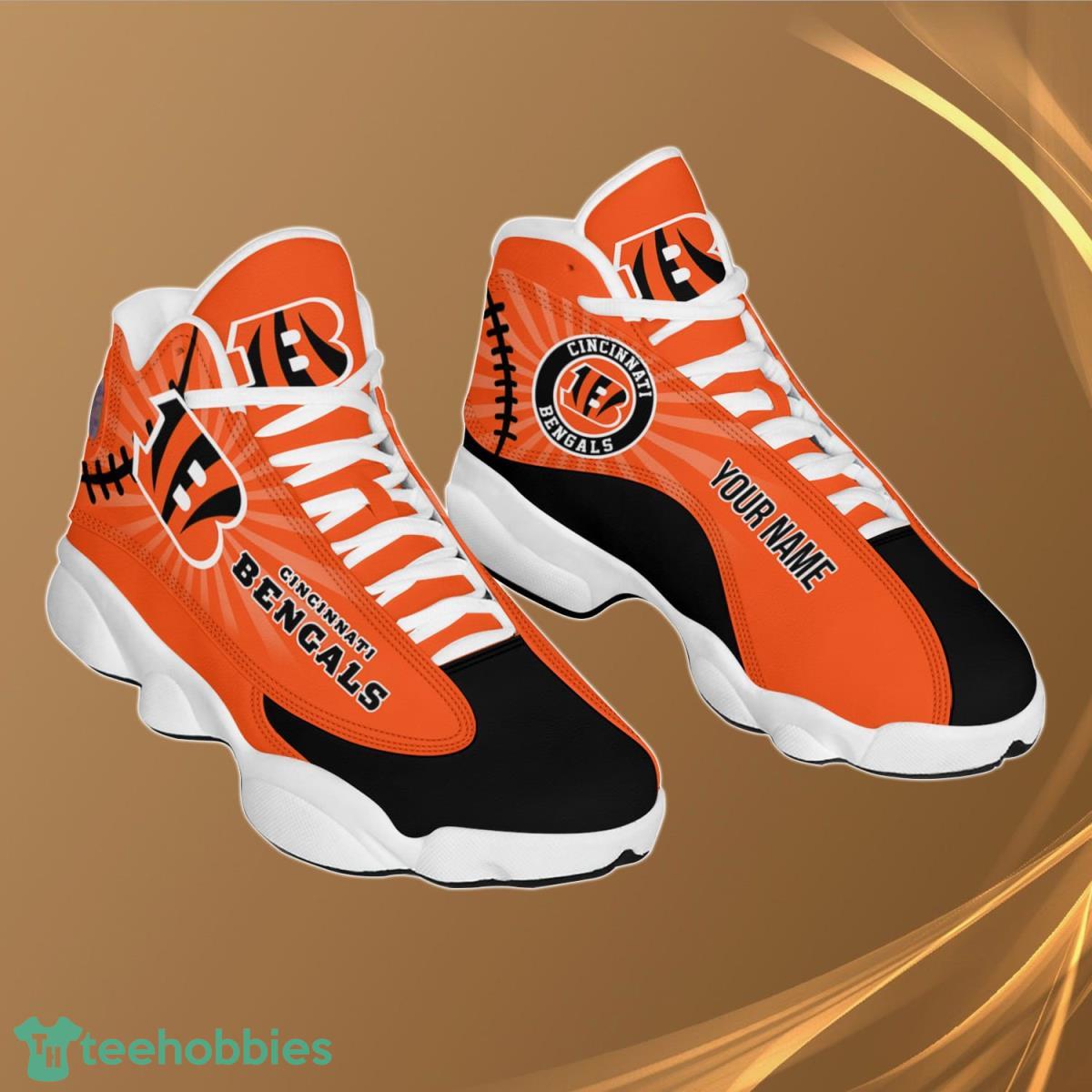 Cincinnati Bengals Air Jordan 13 Sneakers Shoes Custom Name Personalized  Gifts