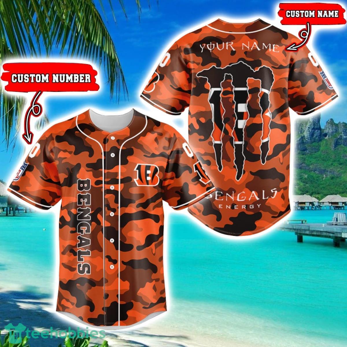 Cincinnati BengalsCustom NFL Baseball Jersey Shirt Best Gift For Men And Women Fans Product Photo 1