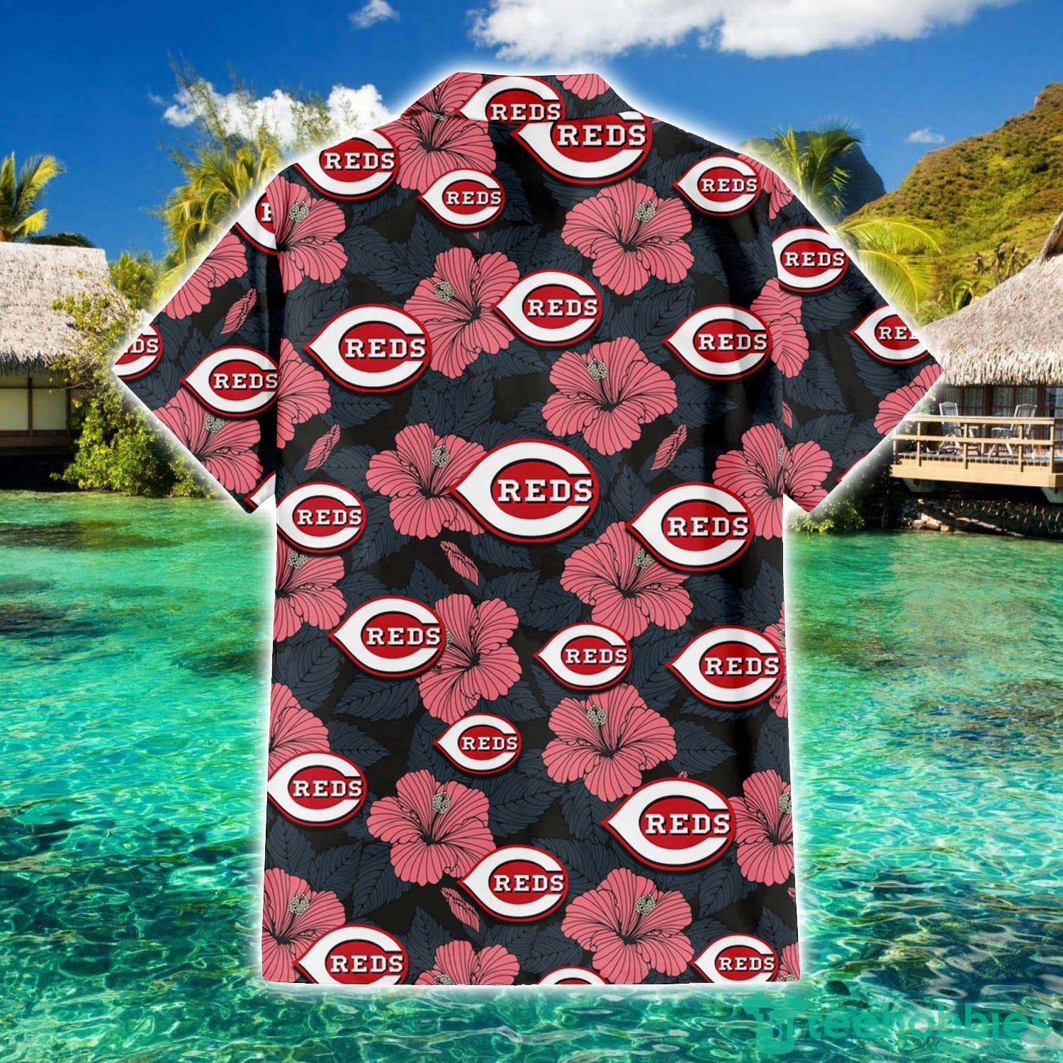 Cincinnati Reds Hawaiian Short Sleeve Shirt 3d All Over Print Men