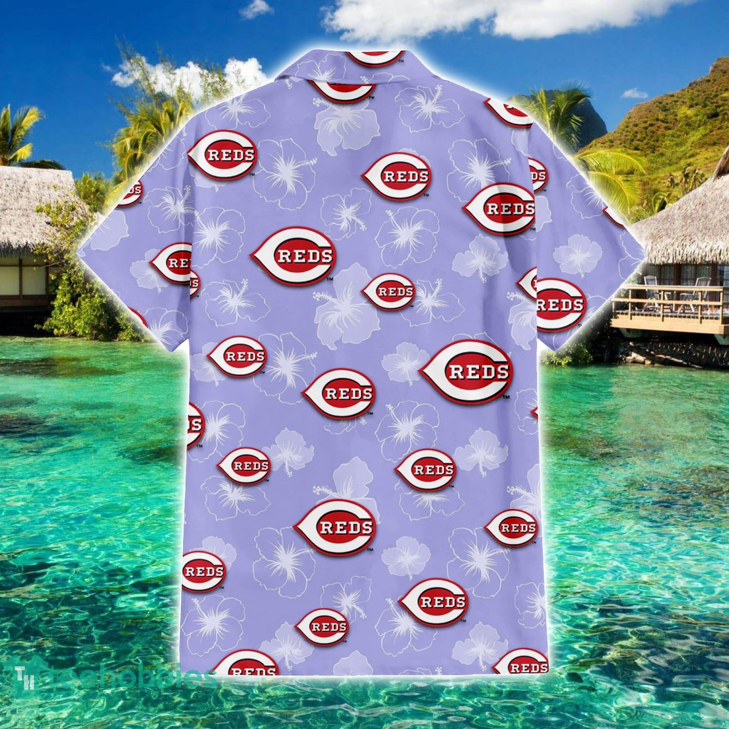 Cincinnati Reds Logo Tropical Hawaiian Shirt For Men And Women