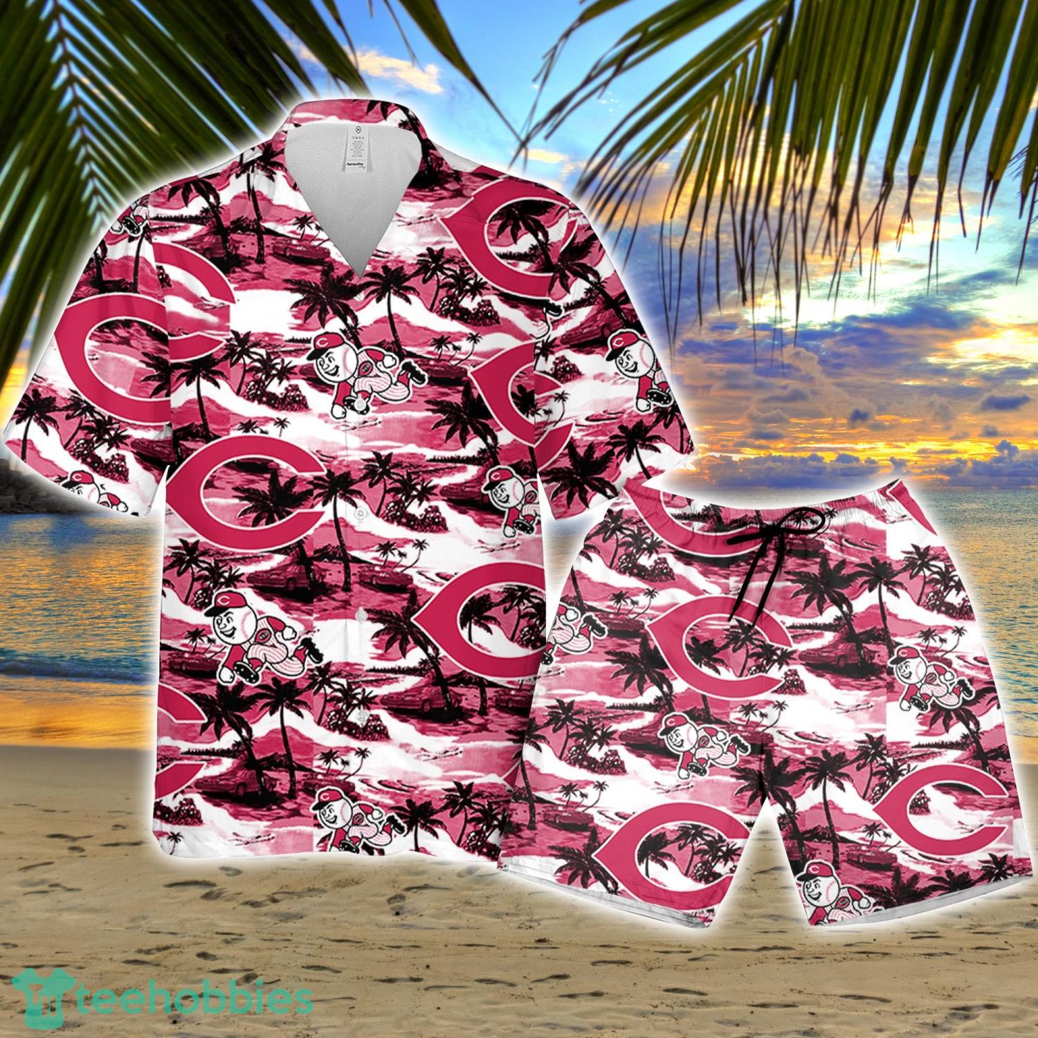 Personalized Cincinnati Reds MLB Flower Summer Baseball Hawaiian