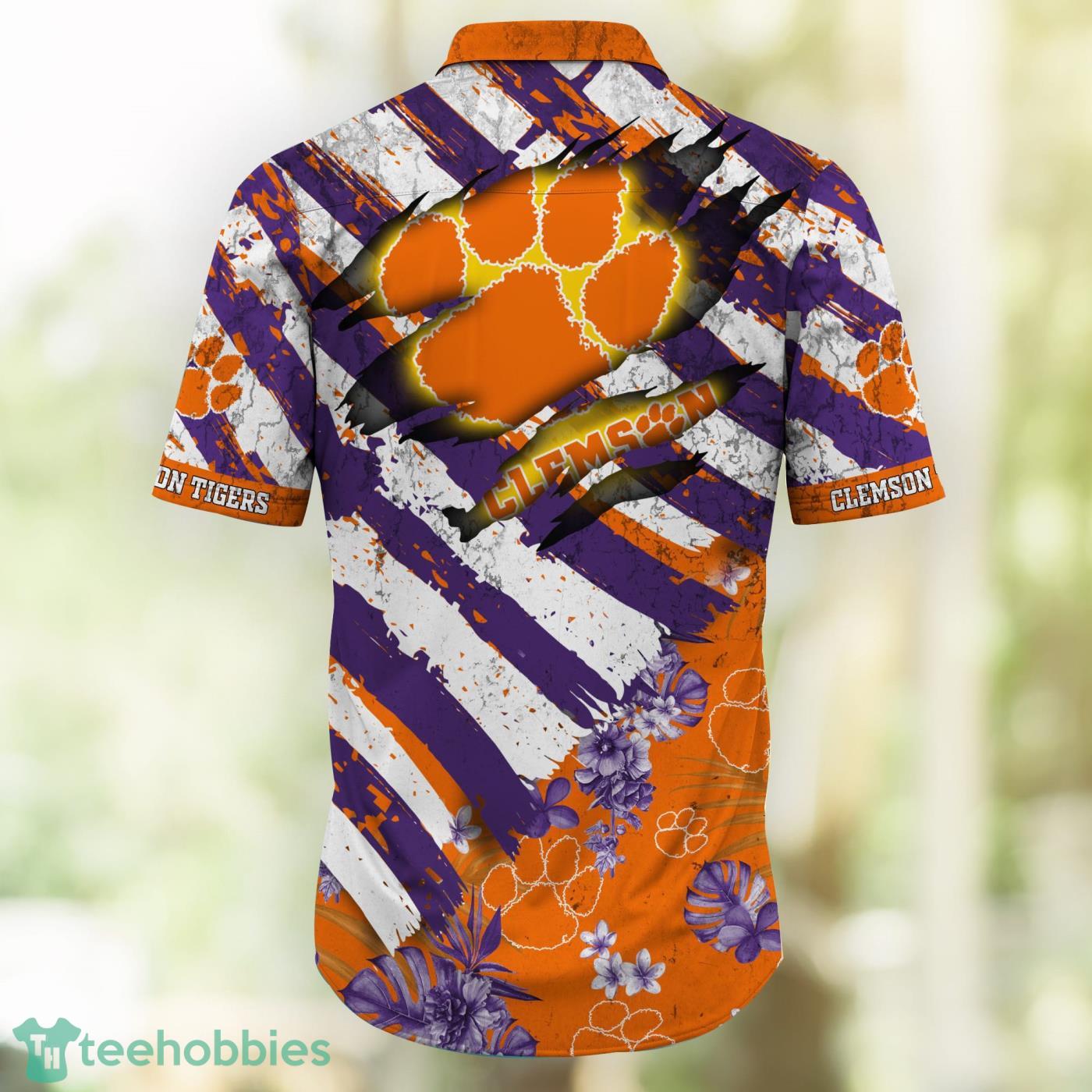 Detroit Tigers Tropical Flower Pattern 3D All Over Print Hawaiian Shirt  Gift For Tigers Fans - Freedomdesign