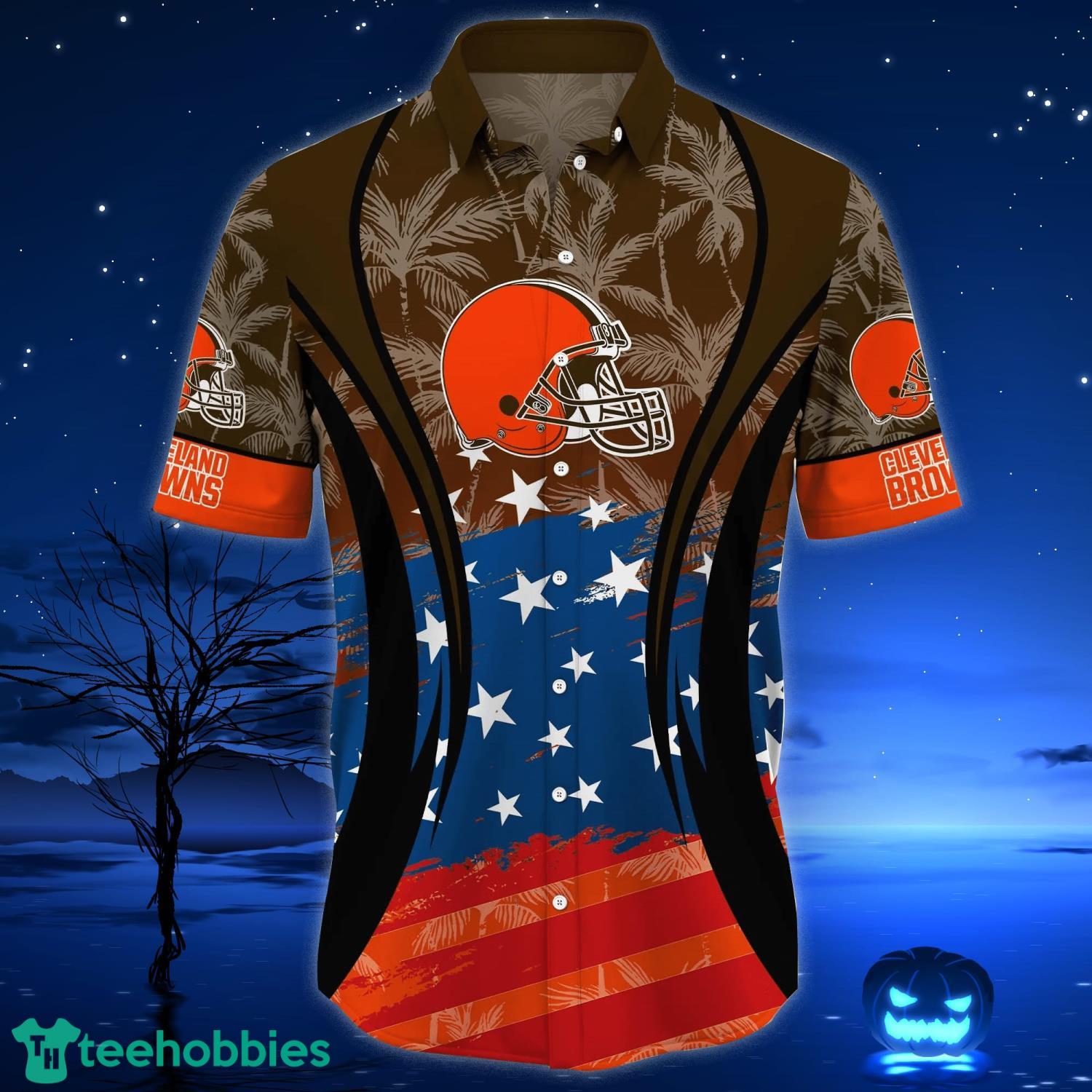 Cleveland Browns NFL Hawaiian Shirt Star Pattern Best Trend