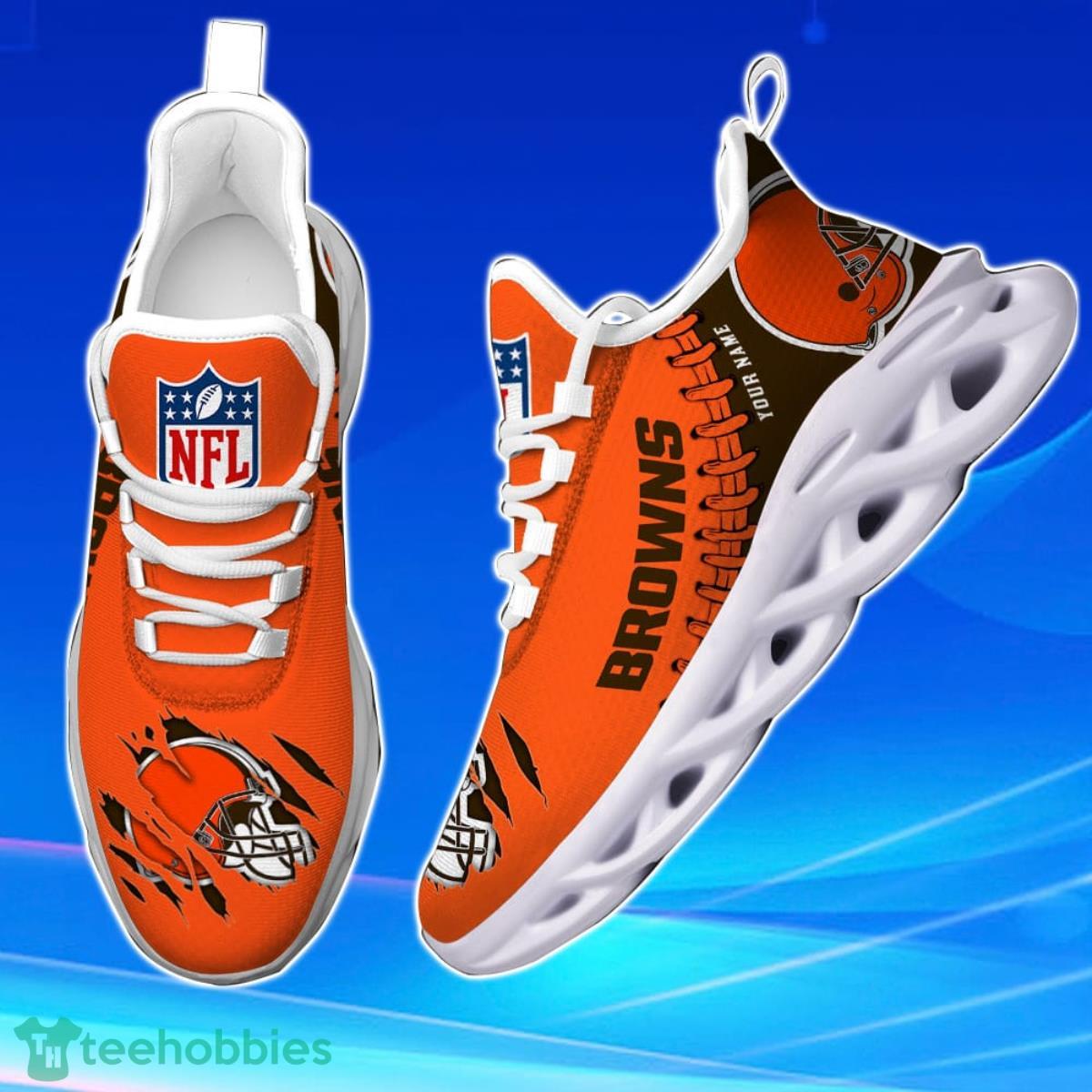 Cleveland Browns Personalized NFL Max Soul Shoes Special Gift For Men And Women Fans Product Photo 2