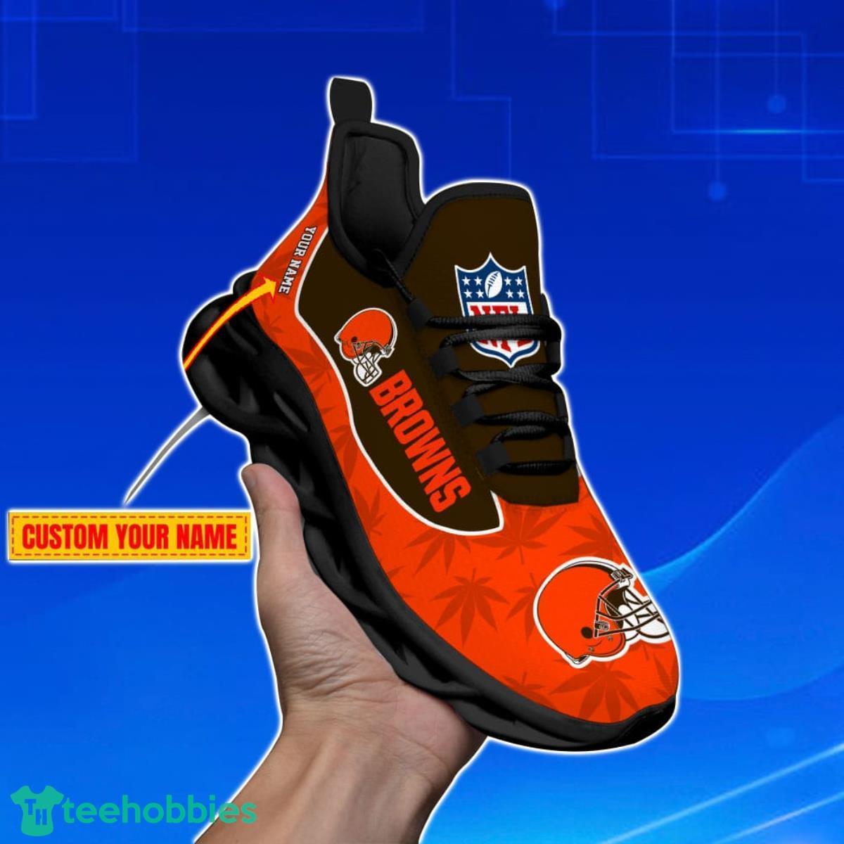 Cleveland Browns-Personalized Weed Limited Edition Max Soul Shoes Best Gift  For Men And Women