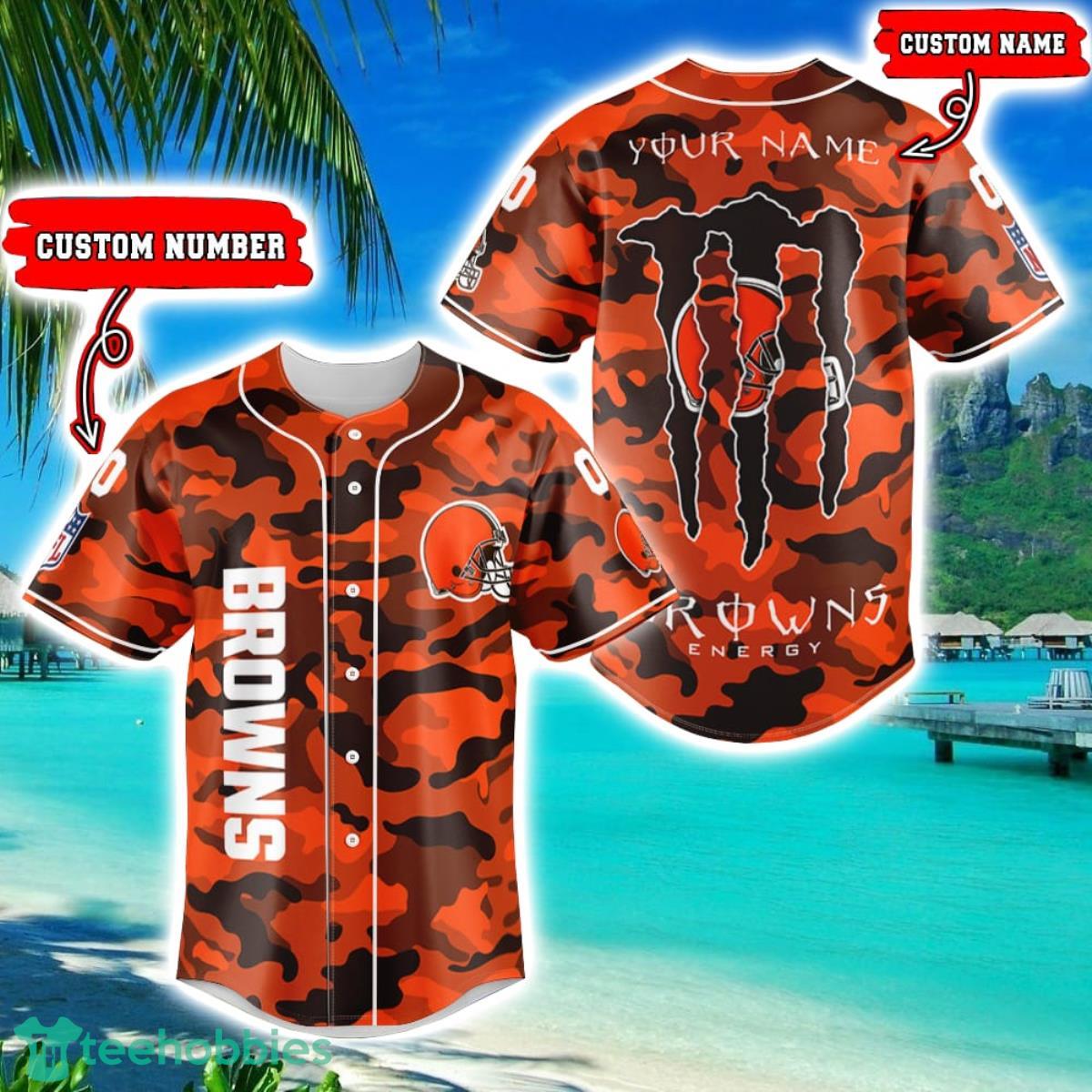 Cleveland BrownsCustom NFL Baseball Jersey Shirt Best Gift For Men And Women Fans Product Photo 1