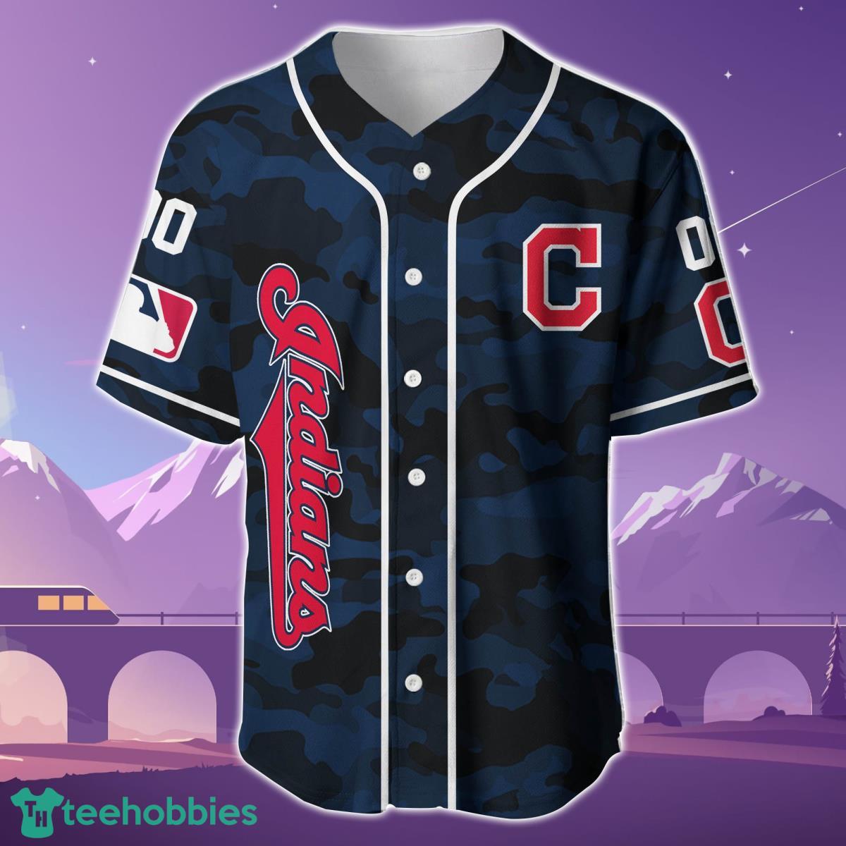 Cleveland Indians Custom Name & Number Baseball Jersey Special Gift For Men And Women Product Photo 2