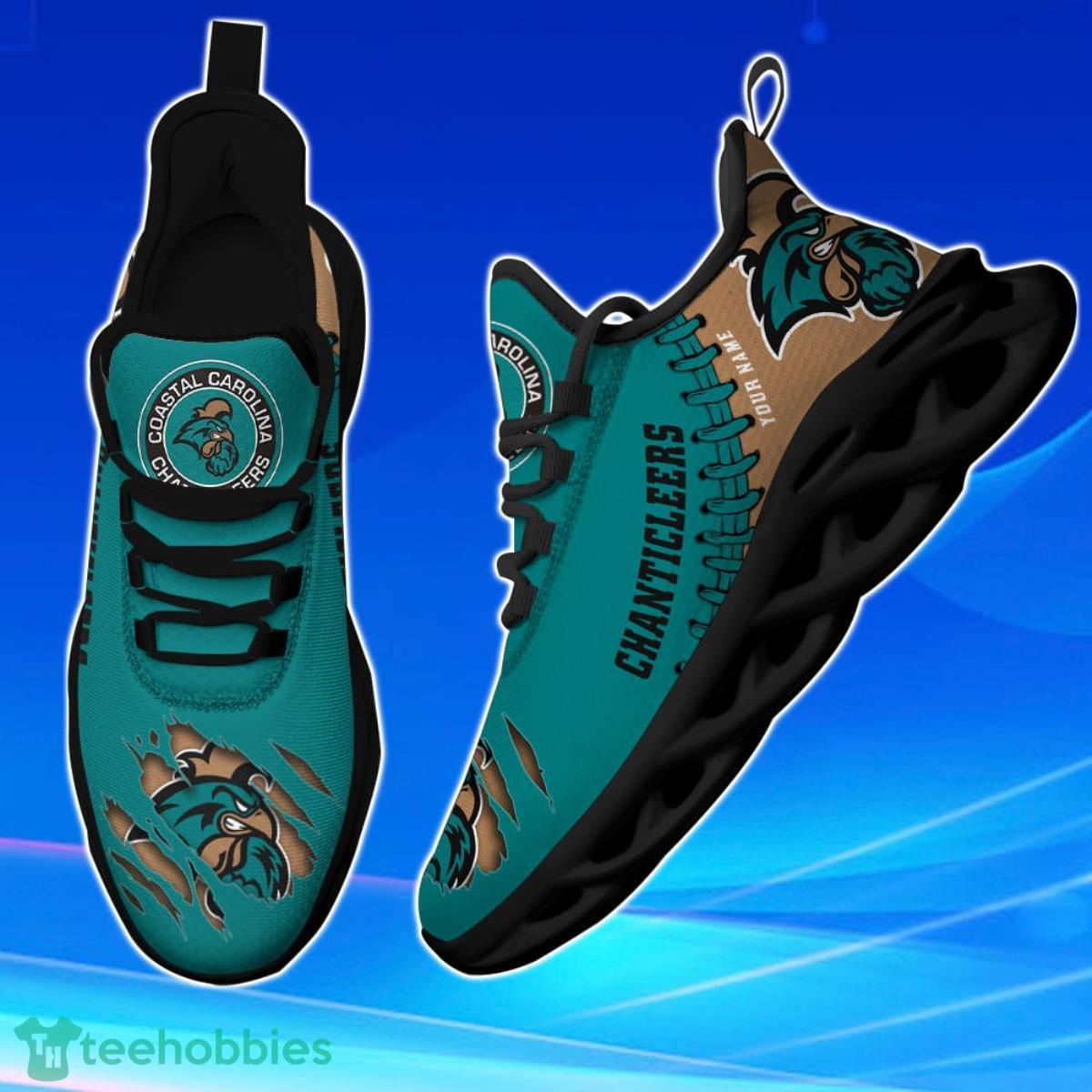 Coastal Carolina Chanticleers Personalized Max Soul Shoes Unique Gift For Men And Women Fans Product Photo 2